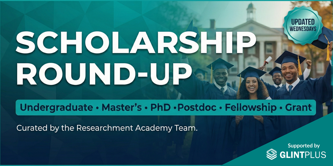 Scholarship opportunities curated by Researchment Academy
